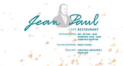 Desktop Screenshot of jean-paul-restaurant.de